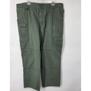 5.11 Tactical Mens Size 42x28 Green Tactical Cargo Pants Relaxed Fit Style 74251